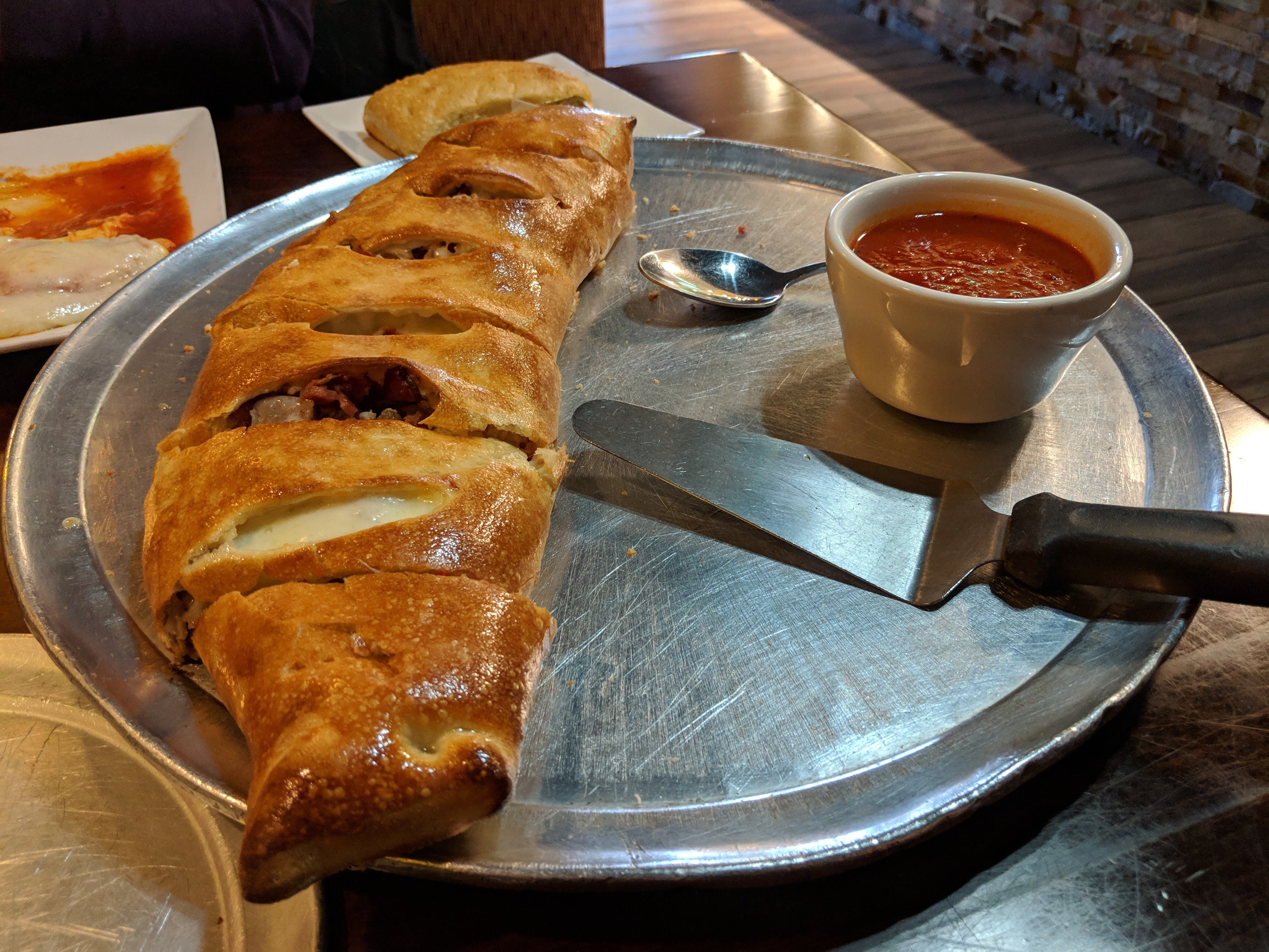 Meat Lover's Stromboli.