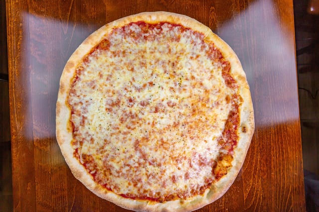 Neapolitan Cheese Pizza.