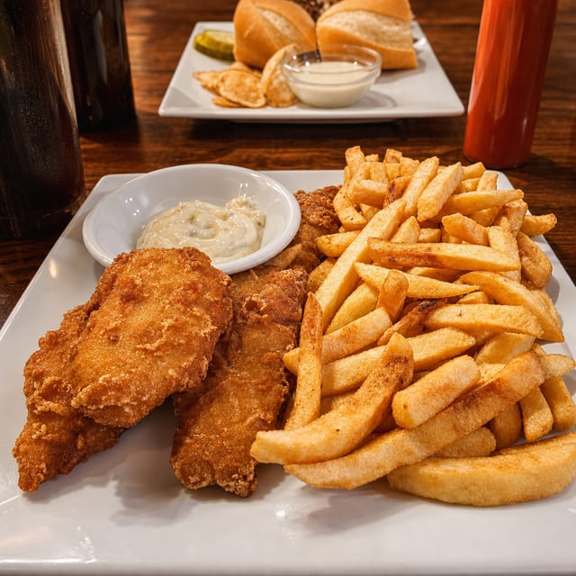 Chicken Fingers with Fries (Basket).