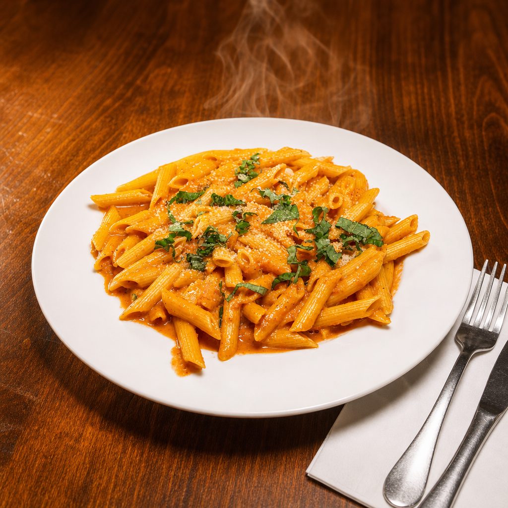 Pasta Alla Vodka.