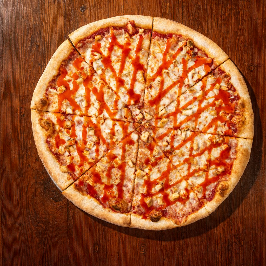 Buffalo Chicken Pizza.