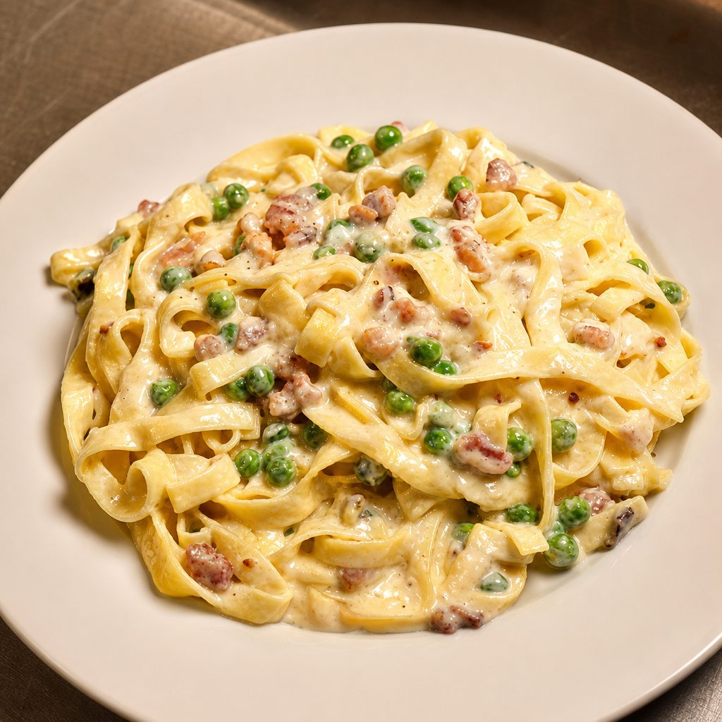 Pasta Alfredo.