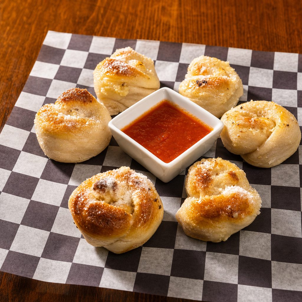 Garlic Knots (6 Pieces).