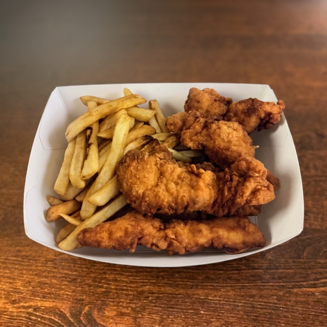 Chicken Fingers & Fries.